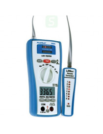 Multimeter with network cable tester PeakTech® 3365, CATIII 600V