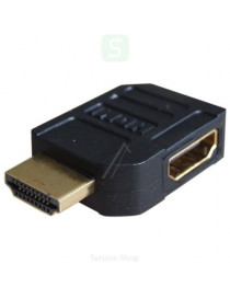 Adapter HDMI-A plug / HDMI-A socket, 90 ° angle
