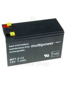 Battery 12V 7200mAh MULTIPOWER MP7.2-12