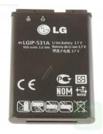 Battery 3.7V 950mAh for LG EAC61700201