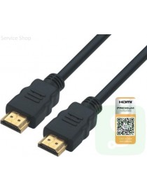 Cable HDMI PREMIUM 4K 18GBPS., 60HZ, 3 meters