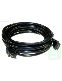 Cable HDMI-A / HDMI-A plugs black, 5m