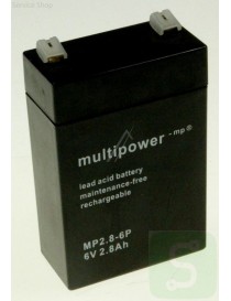 Battery 6V 2800mAh MULTIPOWER MP2.8-6P