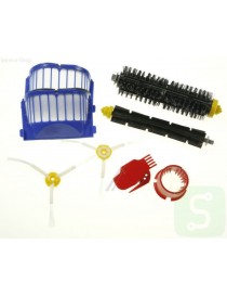 Brush and filter set for ROOMBA 600 vacuum cleaner